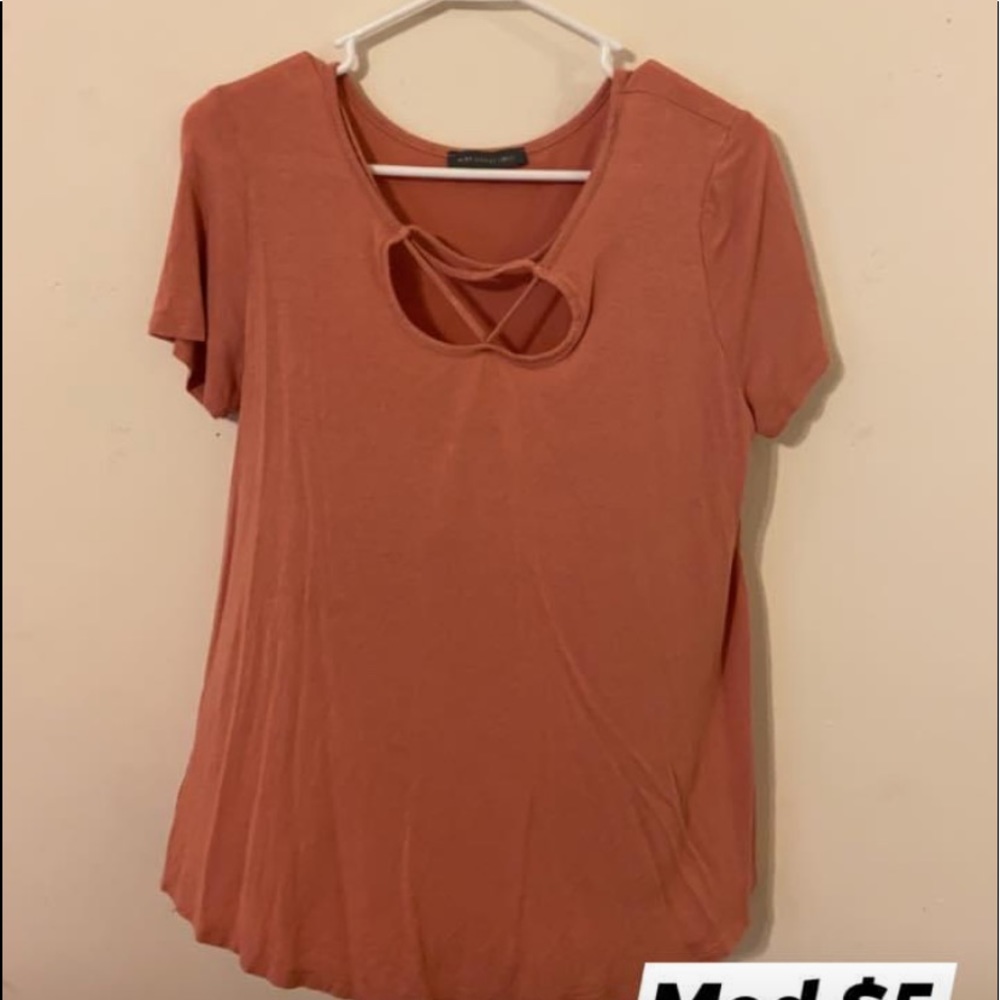 Peach shirt
